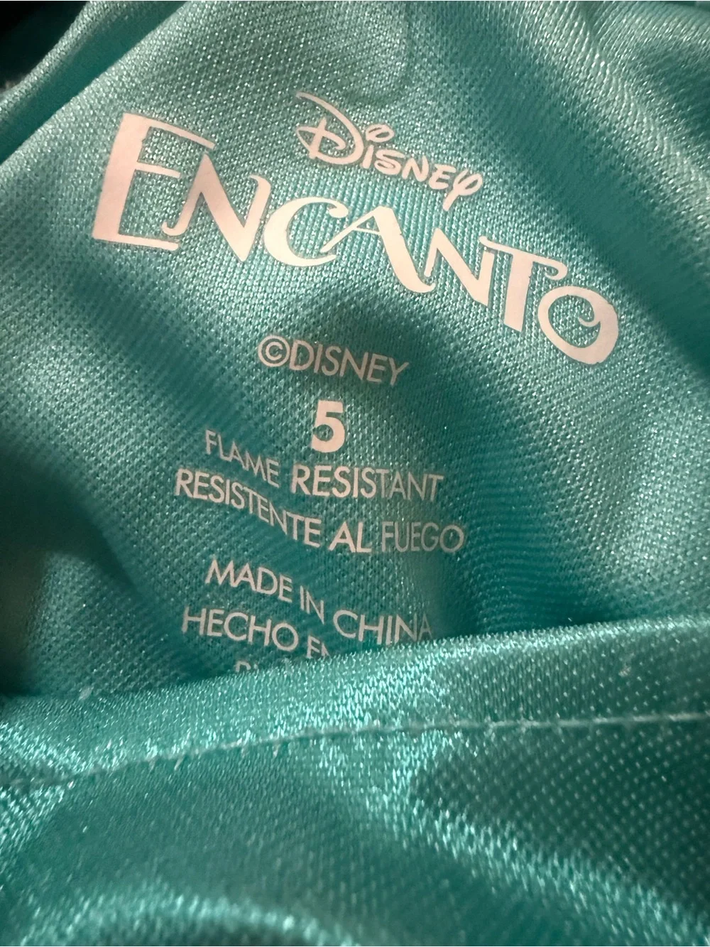 Girls' Disney encanto gown pajamas Purple Dress size 5 - Picture 4 of 6